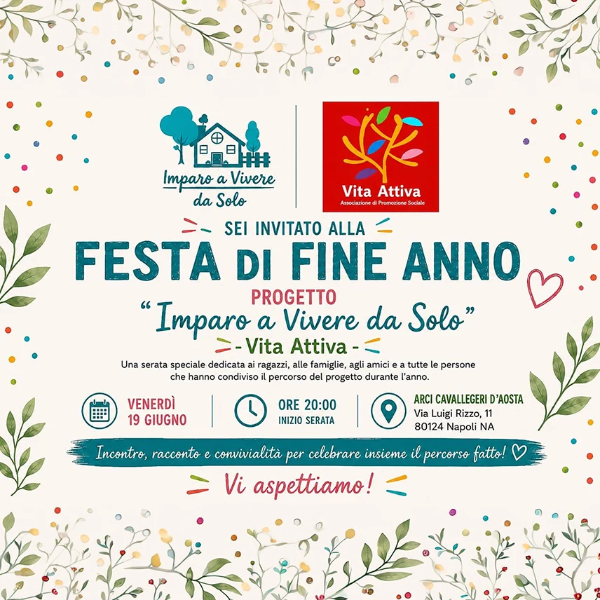 "Festa di fine anno" della nostra Associazione.