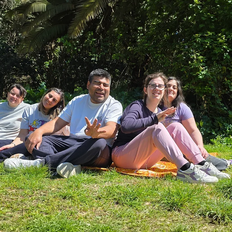 i ragazzi dell'Associazione Vita Attiva all'aria aperta