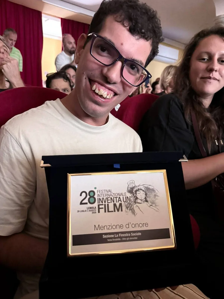 Premio per il cortometraggio, mostrato da uno dei protagonisti